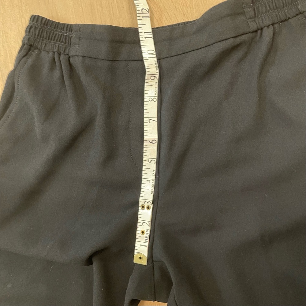 ANTHROPOLOGIE Essentials Pull-on Black High Waisted Pants - Picture 11 of 13